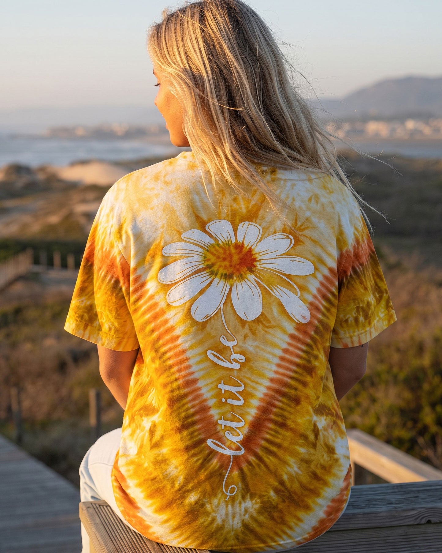 LET IT BE DAISIES V PATTERN  ALL OVER PRINT   - TLTW0107261