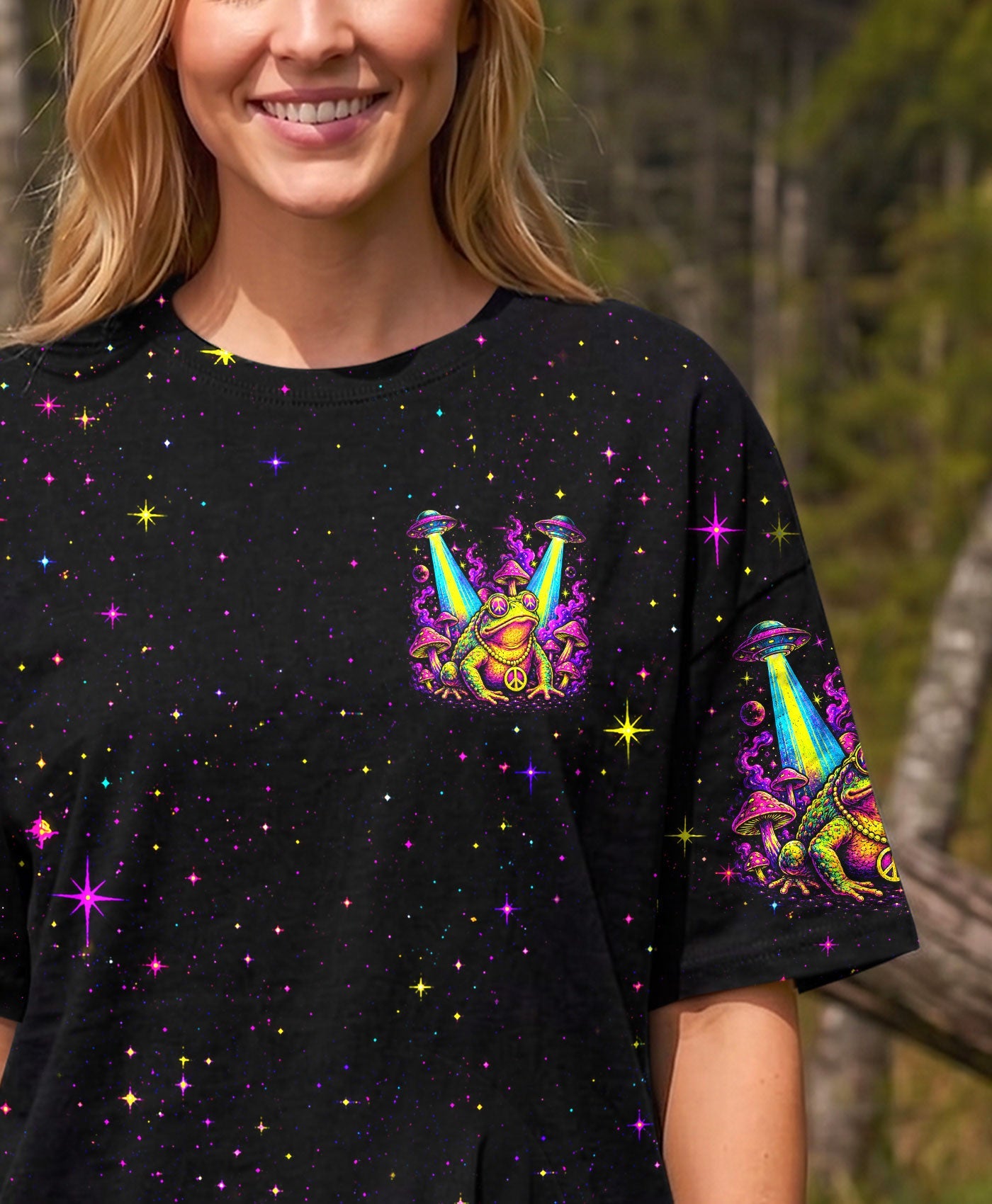 LICK THE TOAD MEET THE ALIENS ALL OVER PRINT   - TLHN3006261
