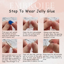 Load image into Gallery viewer, Blue Seashell Hand-painted Press On Nails
