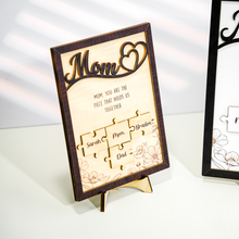 Load image into Gallery viewer, Mother&#39;s Day Personalized Mom Puzzle Sign
