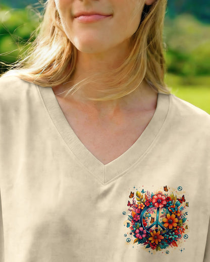 DON'T WORRY BE HIPPIE FLOWERS ALL OVER PRINT - TYPQ1404261