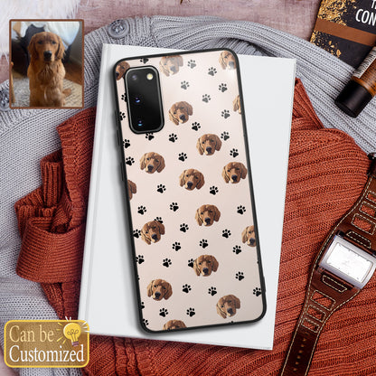 Personalized Pet Dog Cat Head Phone Case