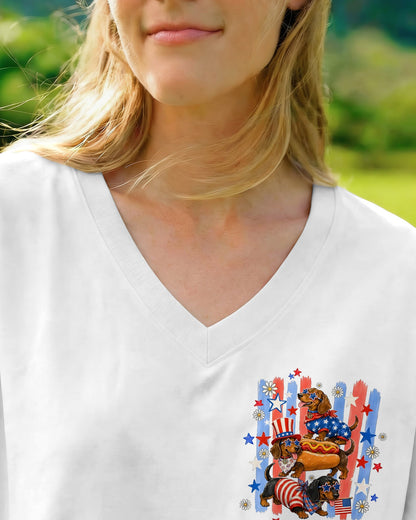 YOU LOOK LIKE THE 4TH OF JULY DACHSHUND DOG ALL OVER PRINT - TYQY0306262