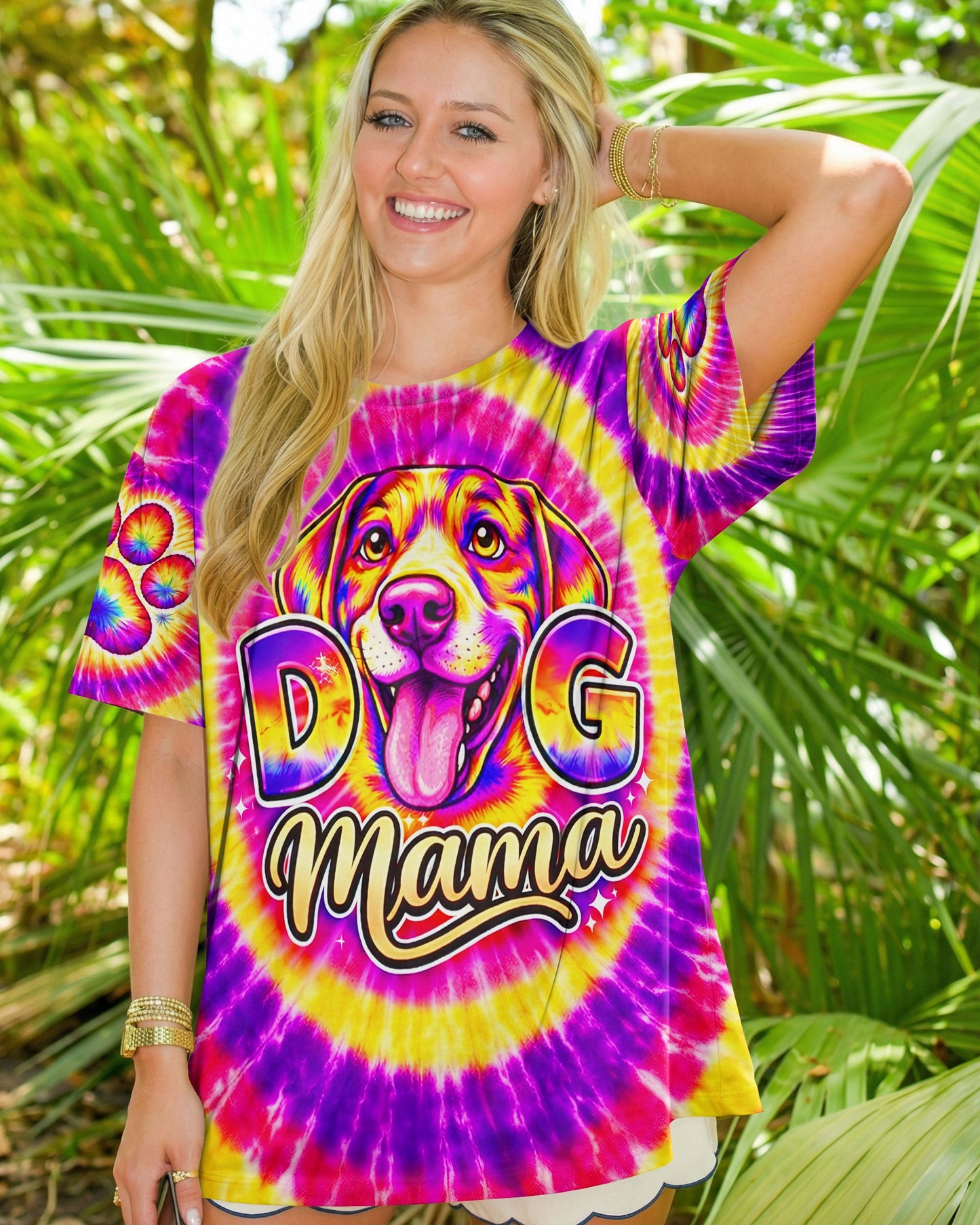 DOG MAMA LABRADOR   ALL OVER PRINT  - TLNT2104263