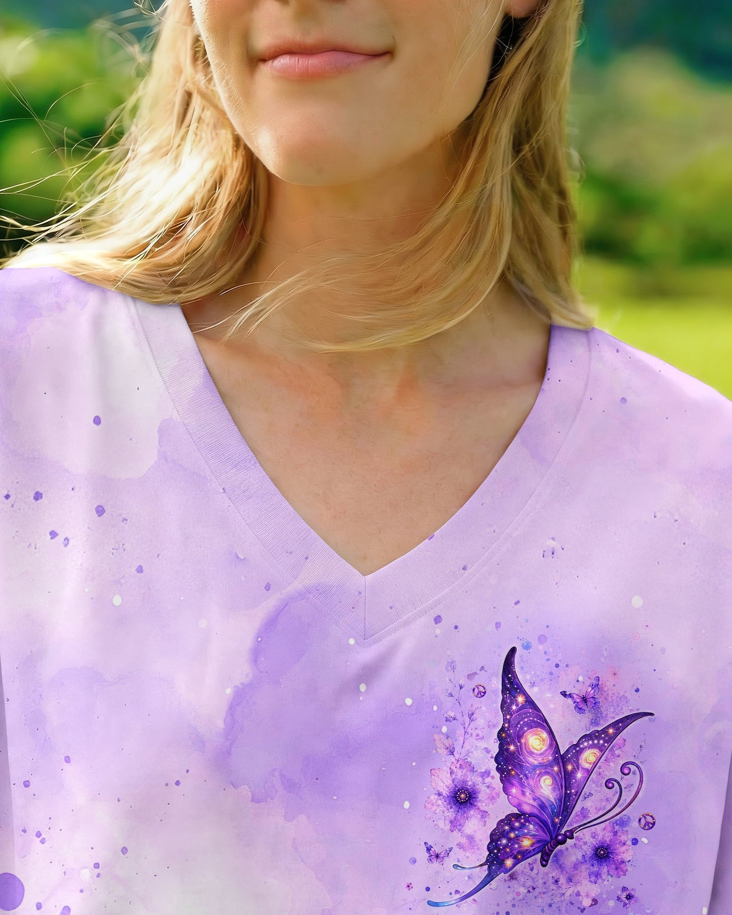 I BELIEVE THERE ARE ANGELS AMONG US BUTTERFLY ALL OVER PRINT - TLHG2906264