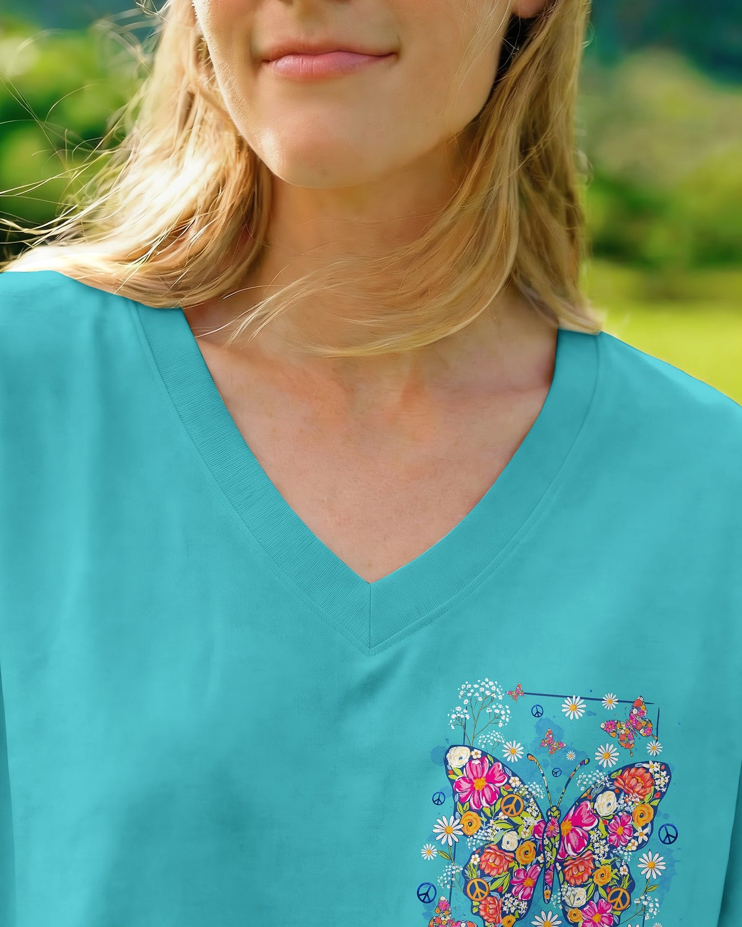 BREATHE IT ALL IN BUTTERFLY ALL OVER PRINT - TYQY1906261