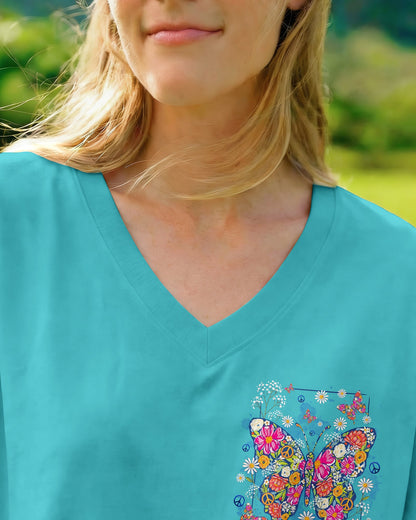 BREATHE IT ALL IN BUTTERFLY ALL OVER PRINT - TYQY1906261