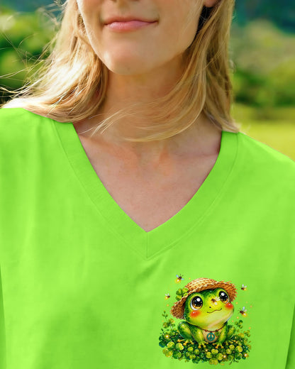 WHISPER WORDS OF WISDOM LET IT BE FROG ALL OVER PRINT -  TLNO0707262