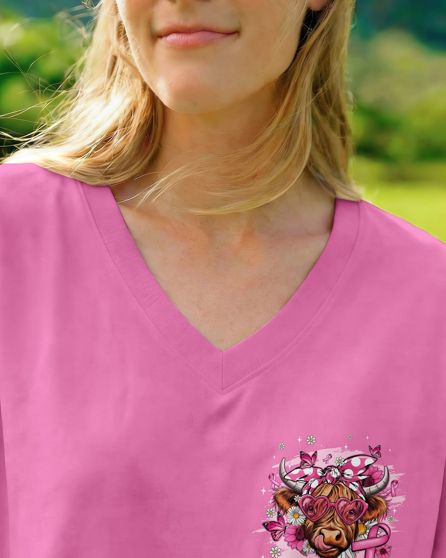 IN OCTOBER WE WEAR PINK COW BREAST CANCER AWARENESS ALL OVER PRINT - TYQY2906261