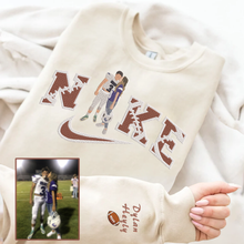 Load image into Gallery viewer, Personalized Embroidered American Football Hoodie Sweatshirt T-Shirt
