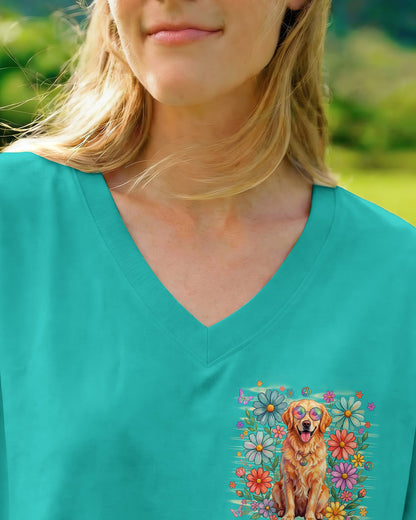 DON'T WORRY BE HAPPY GOLDEN RETRIEVER ALL OVER PRINT - TYLN0405262