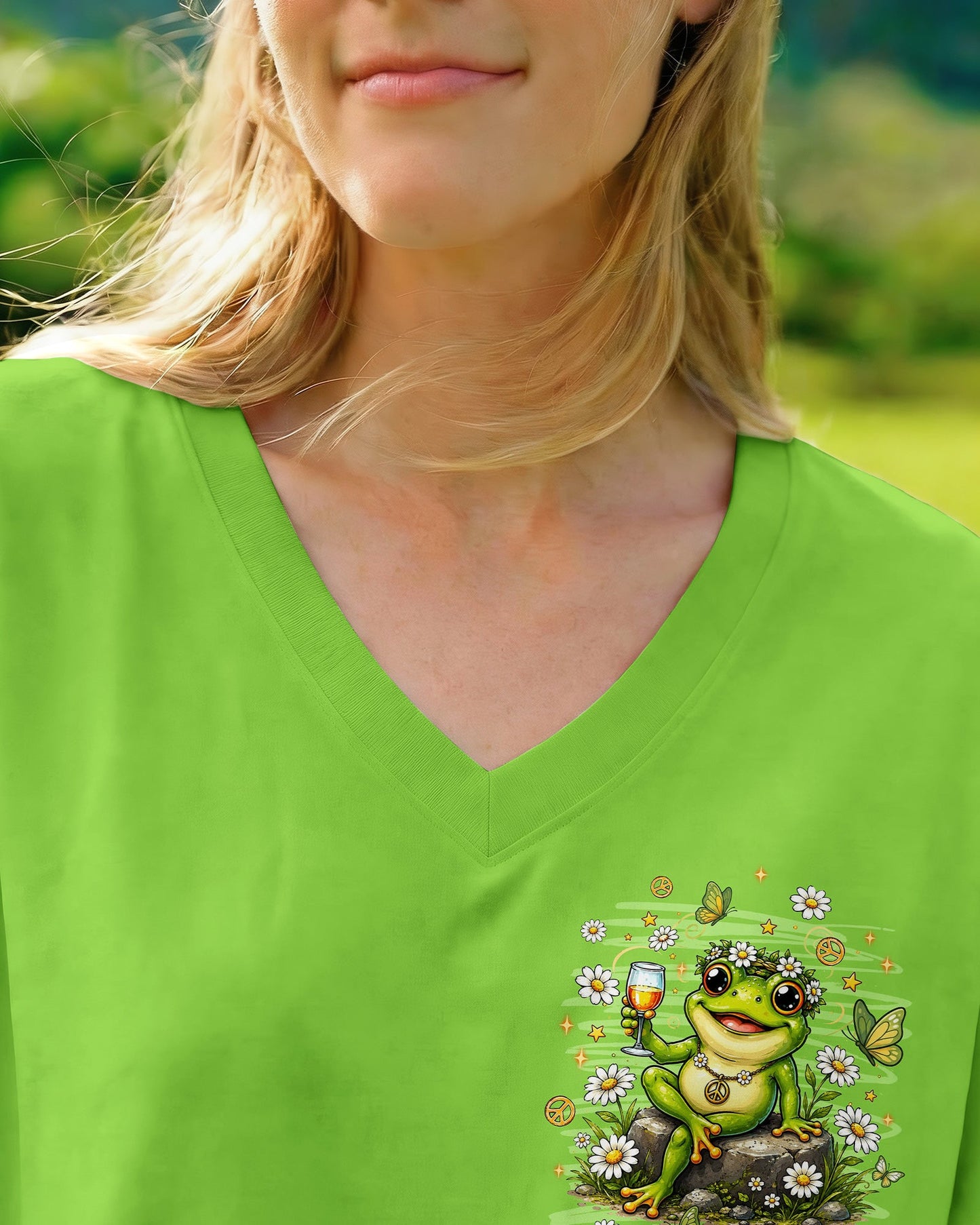 I'M JUST FANCY FROG ALL OVER PRINT - TLNT3006263