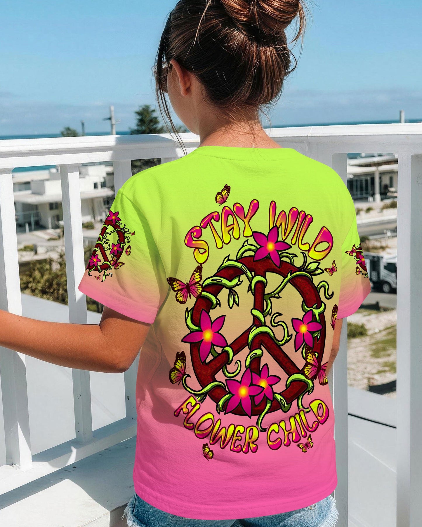 STAY WILD FLOWER CHILD KIDS ALL OVER PRINT - TLTW1812234