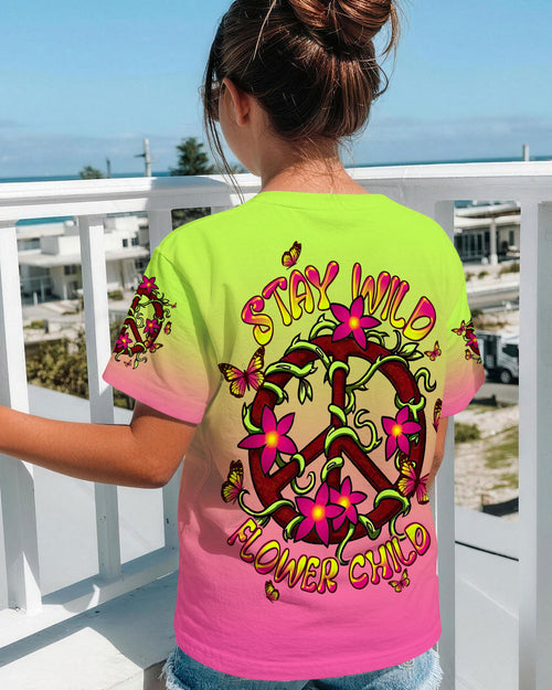 STAY WILD FLOWER CHILD KIDS ALL OVER PRINT - TLTW1812234