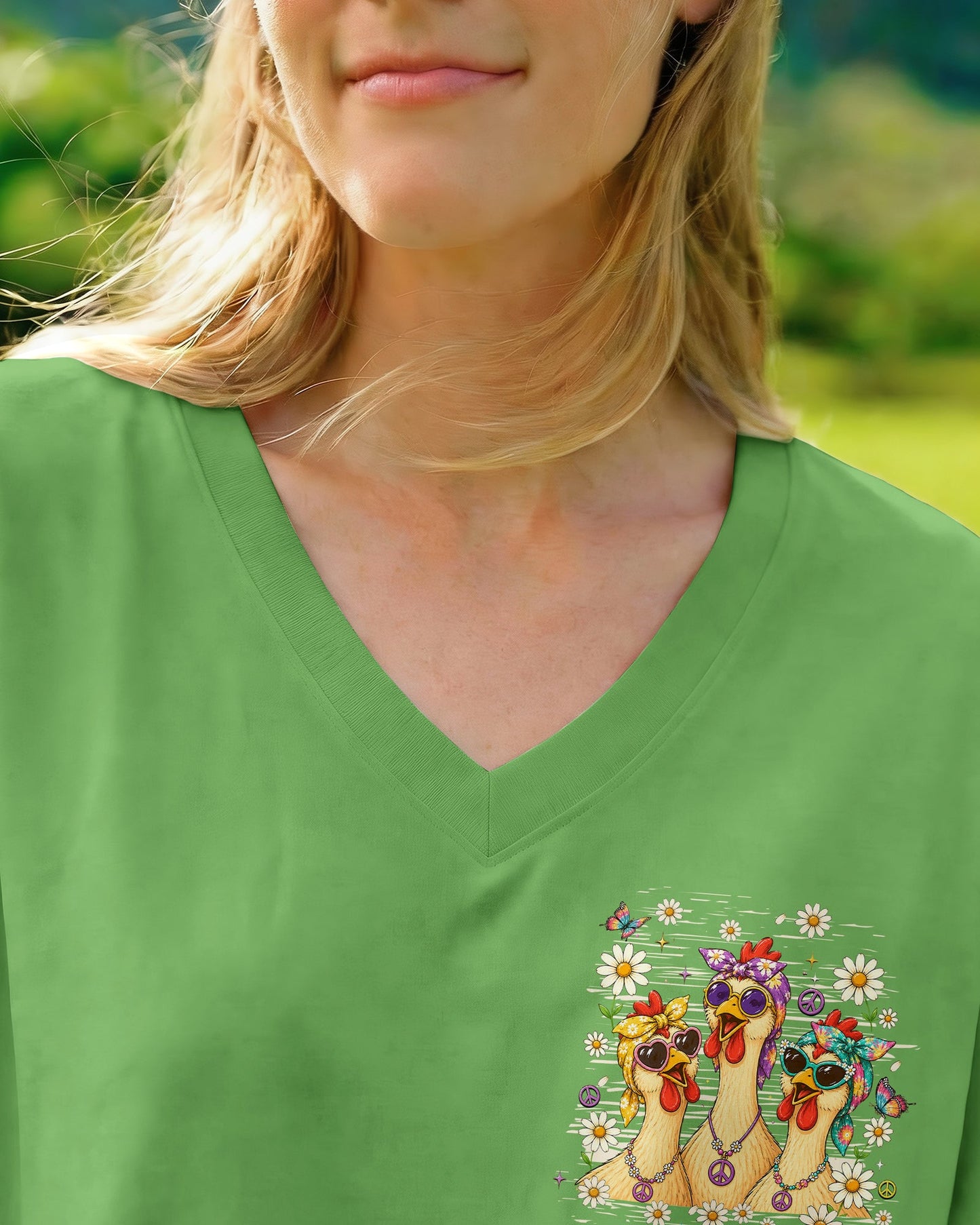 GOOD TIMES CRAZY FRIEND CHICKEN ALL OVER PRINT - TLHN0207261