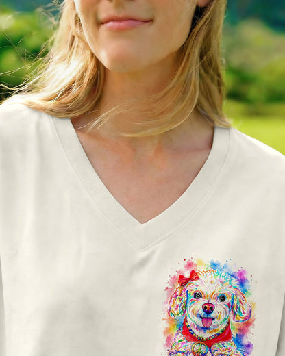 WHISPER WORDS OF WISDOM LET IT BE POODLE DOG ALL OVER PRINT - RI0705261