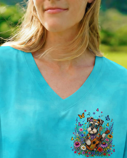 WHISPER WORDS OF WISDOM LET IT BE SCHNAUZER DOG ALL OVER PRINT  - TLTW1405263