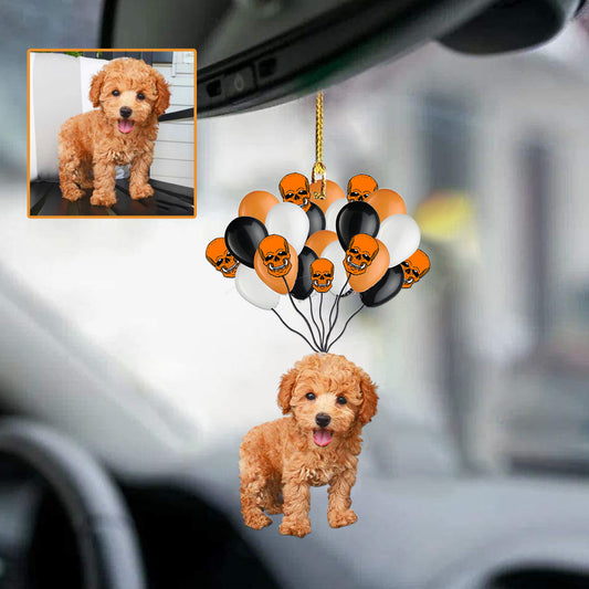 Personalized Halloween Skeleton Pet Dog Cat Car Hanging Ornament