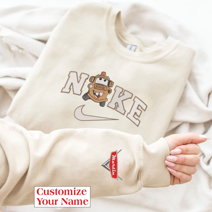 Personalized Embroidered Cars Hoodie T-Shirt Sweatshirt