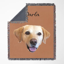 Load image into Gallery viewer, Personalized Pet Custom Woven Blanket
