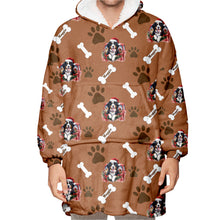 Load image into Gallery viewer, Personalized Dog Car Blanket Hoodie
