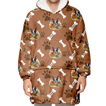 Load image into Gallery viewer, Personalized Pet Flower Blanket Hoodie
