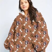 Load image into Gallery viewer, Personalized Dog Car Blanket Hoodie
