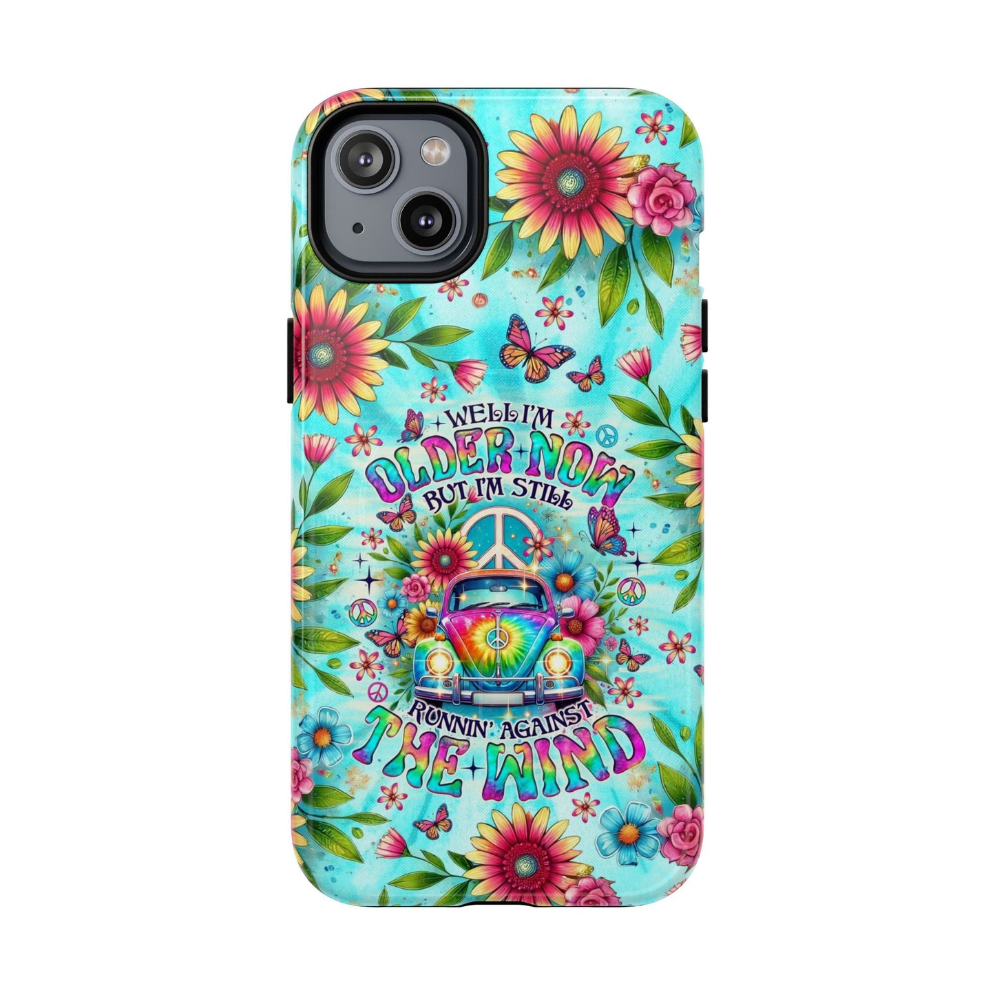 RUNNING AGAINST THE WIND CAR TIE DYE MAGNETIC PHONE CASE - TLNO1804254