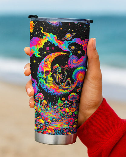HIPPIE SKULL PSYCHEDELIC TUMBLER  - TLNO2904263