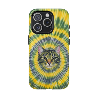 FUNNY CAT SWIRL MAGNETIC PHONE CASE - TLNT1604263
