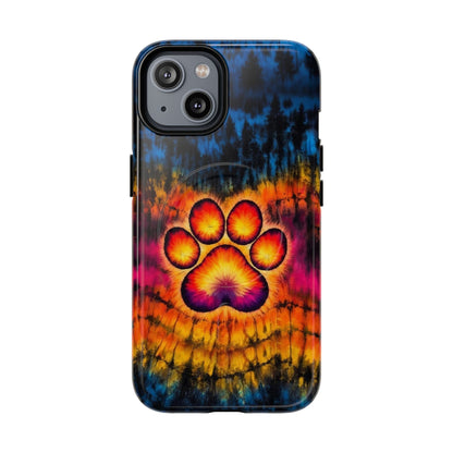 PAW PRINT SWIRL MAGNETIC PHONE CASE  - TLHG2404264