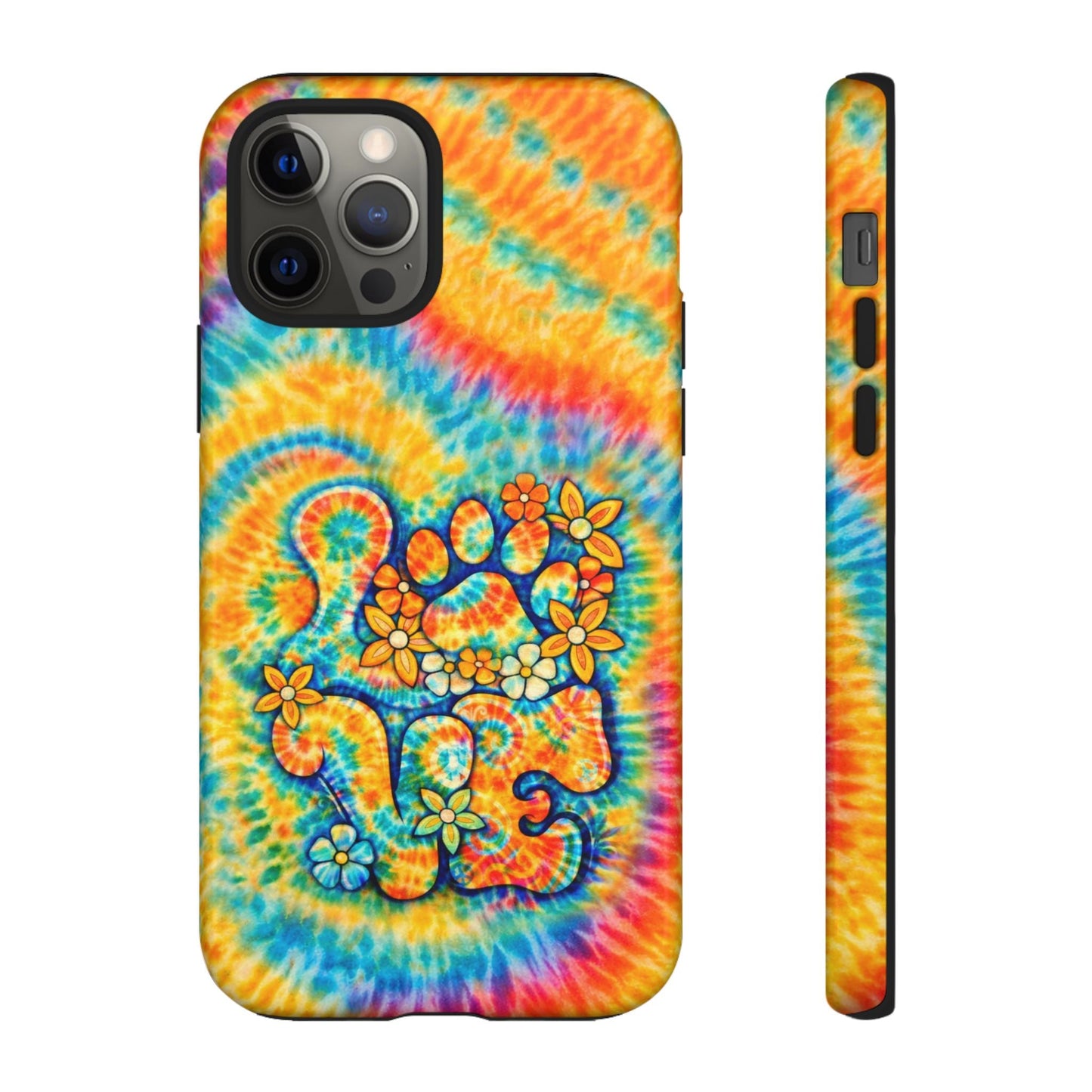LOVE PAW PRINT SWIRL PHONE CASE  - TLHN2304264