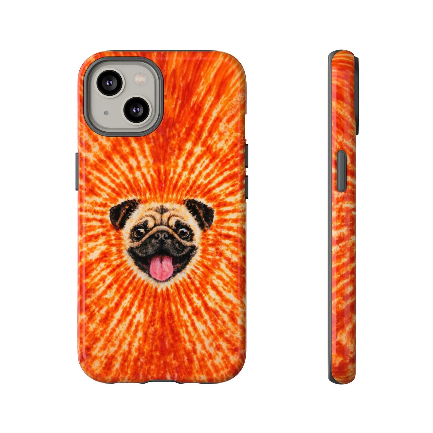 PUG DOG ORANGE  PHONE CASE - TLNT1604261