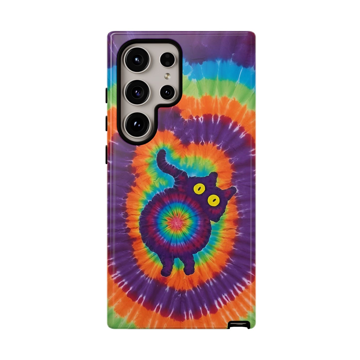 FUNNY CAT SWIRL PHONE CASE - TLNO1604261