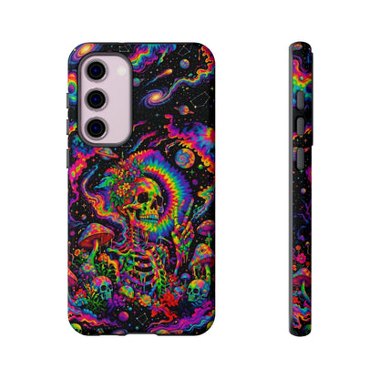 HIPPIE SKULL PSYCHEDELIC PHONE CASE  - TLNO2904262