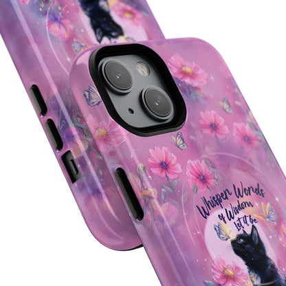 WHISPER WORDS OF WISDOM LET IT BE CAT MAGNETIC PHONE CASE - TLHG2605264