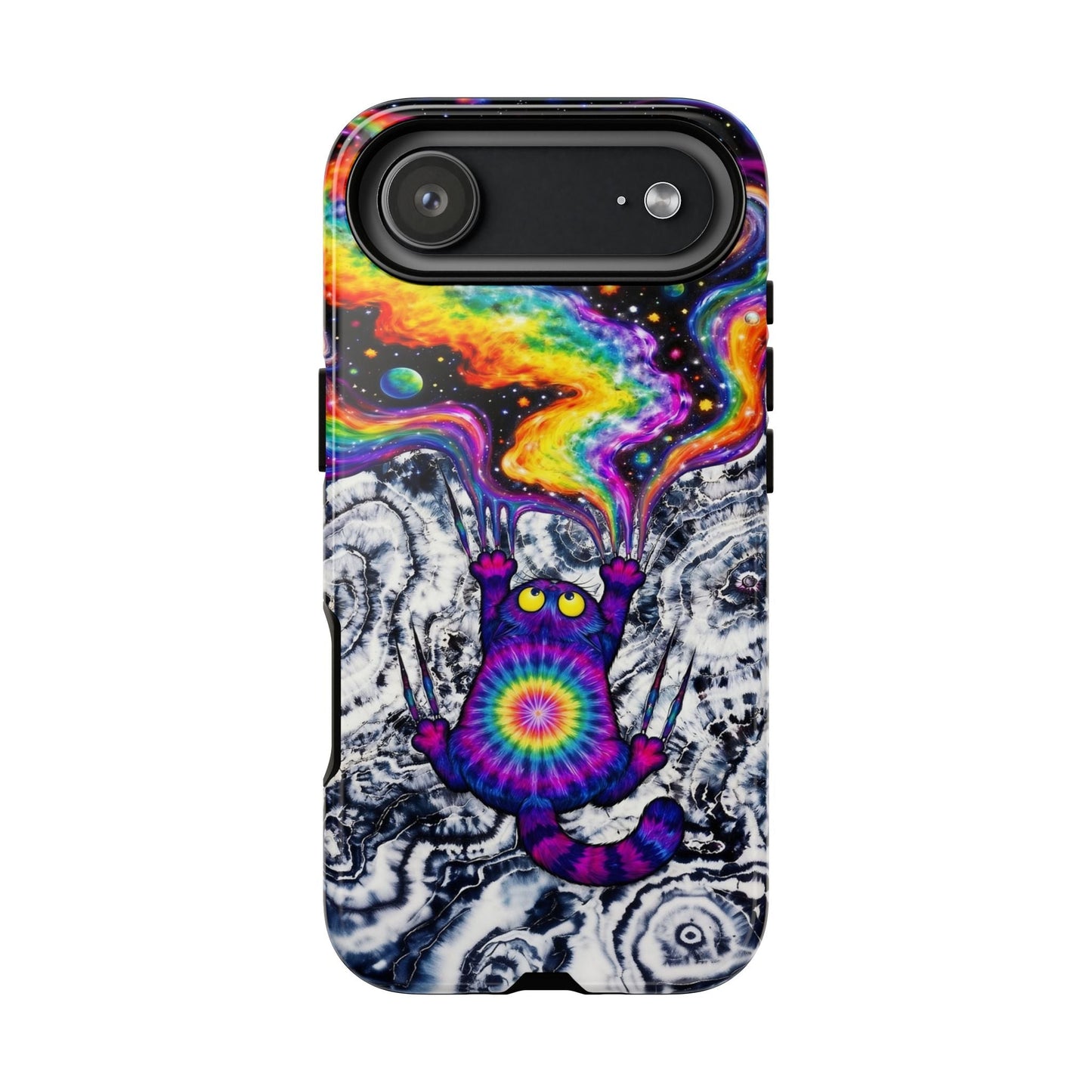 SCRATCHING CAT GALAXY PHONE CASE - KMTM1004261