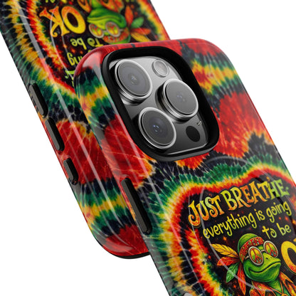 JUST BREATHE FROG SWIRL MAGNETIC PHONE CASE - KMTM2304262