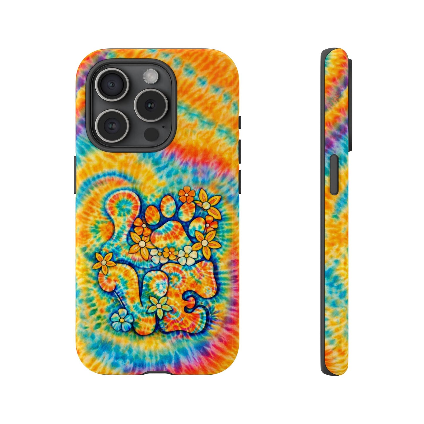 LOVE PAW PRINT SWIRL PHONE CASE  - TLHN2304264