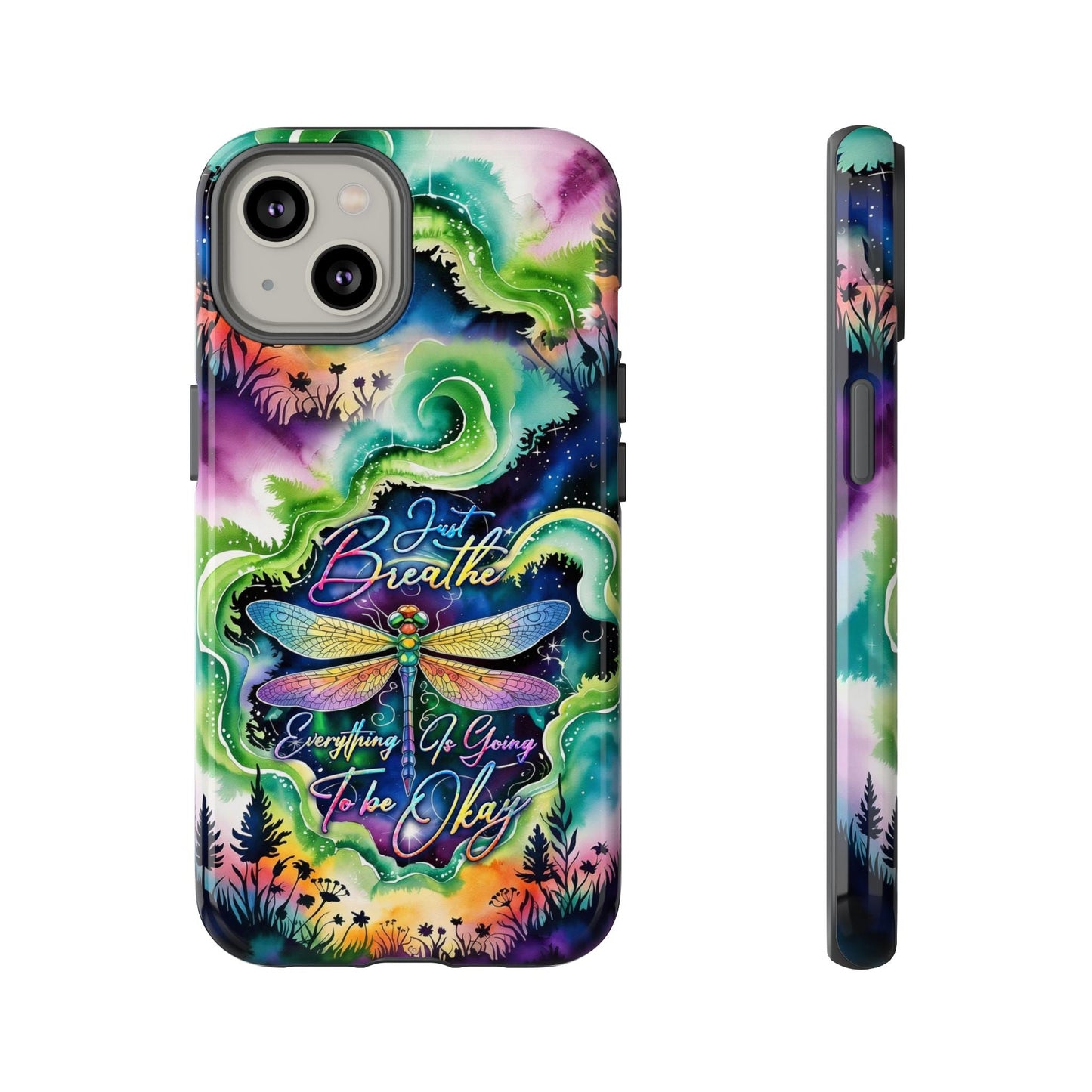 JUST BREATH DRAGONFLY  PHONE CASE  - TLHG2304264