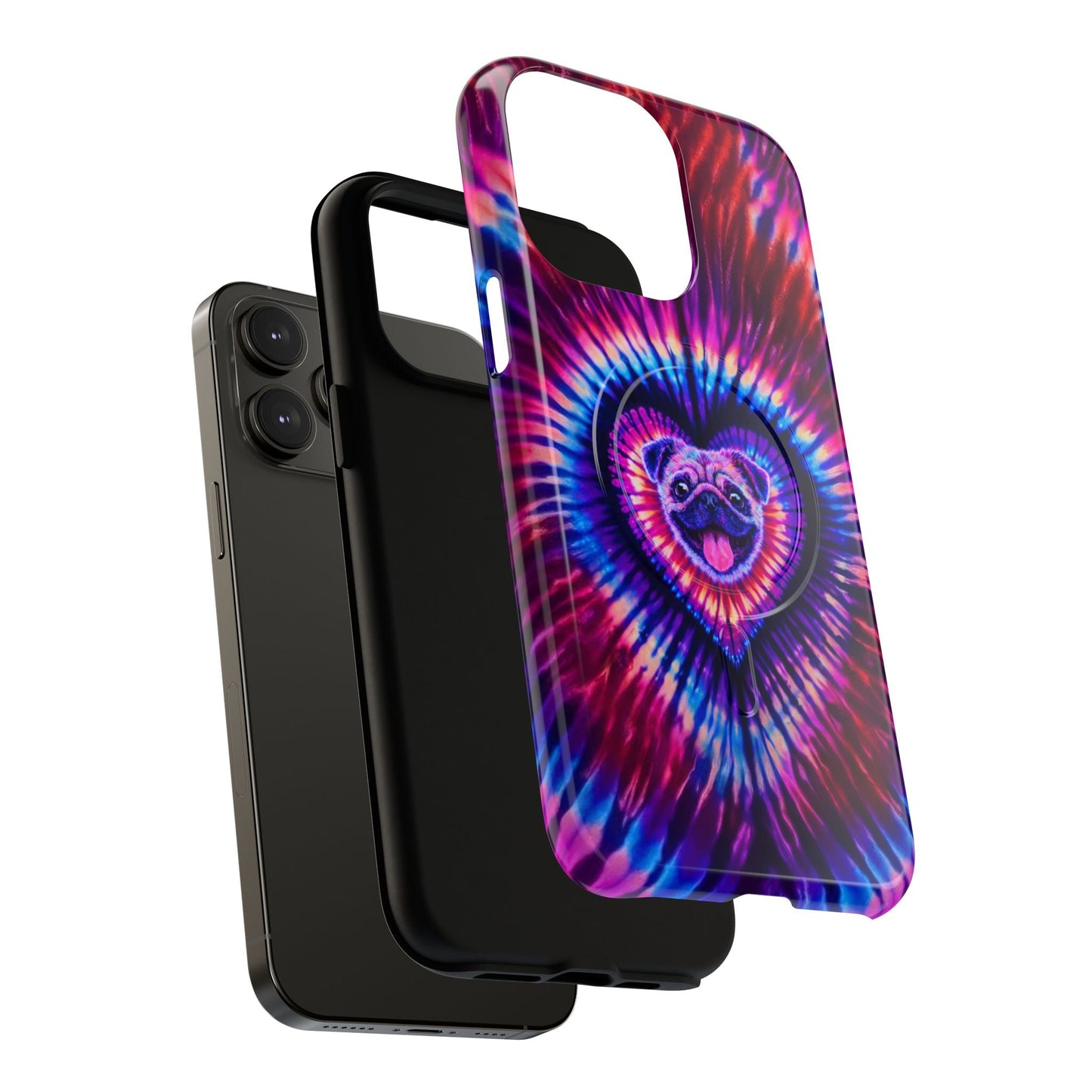 PUG DOG HEART MAGNETIC PHONE CASE - TLTW1104264