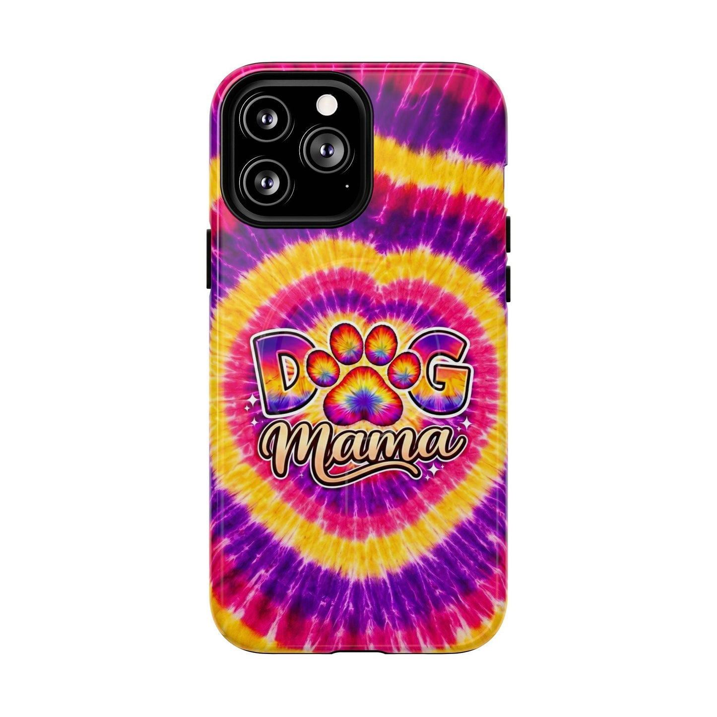 DOG MAMA PAW PRINT SWIRL MAGNETIC PHONE CASE  - TLNT1504261