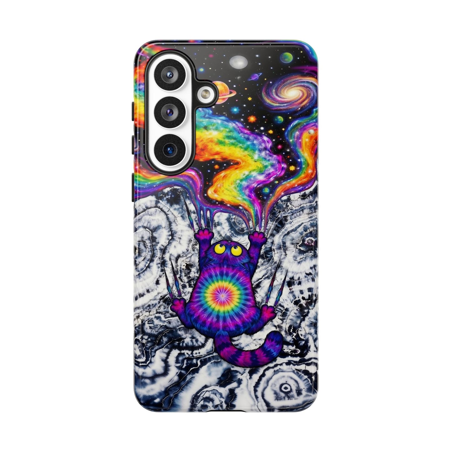 SCRATCHING CAT GALAXY PHONE CASE - KMTM1004261