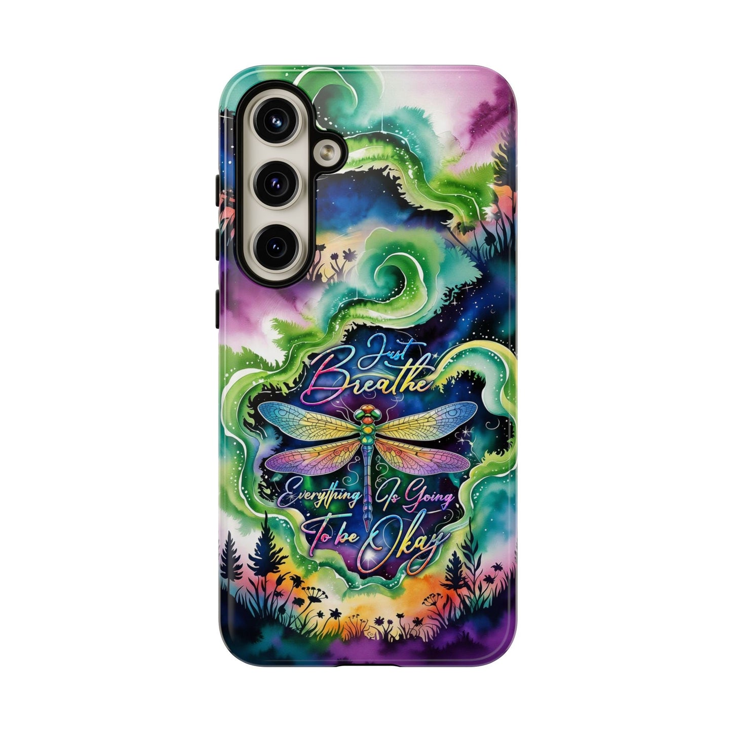 JUST BREATH DRAGONFLY  PHONE CASE  - TLHG2304264