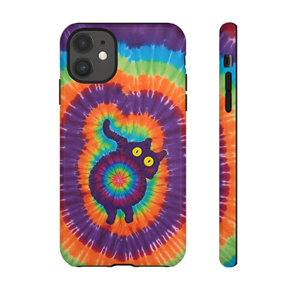 FUNNY CAT SWIRL PHONE CASE - TLNO1604261