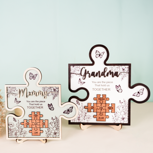 Mother's Day Custom Crossword Puzzle Sign for Mom