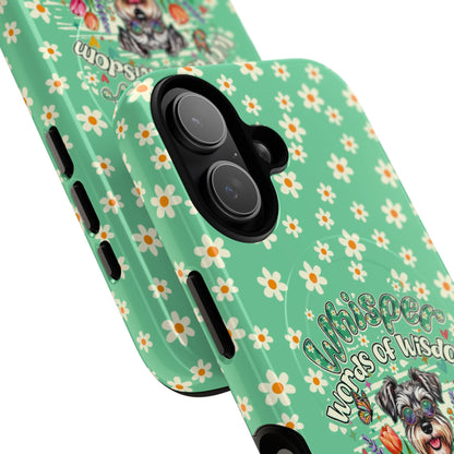 WHISPER WORDS OF WISDOM LET IT BE SCHNAUZER MAGNETIC PHONE CASE - TY0405261