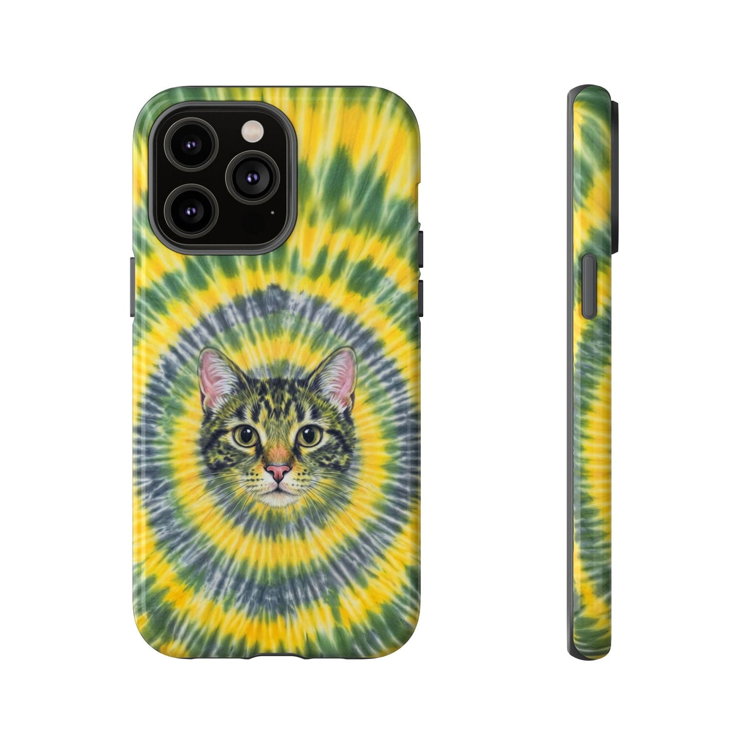 FUNNY CAT SWIRL  PHONE CASE - TLNT1604263