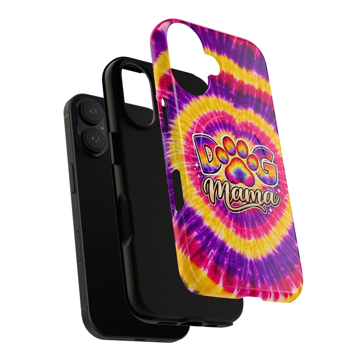 DOG MAMA PAW PRINT SWIRL MAGNETIC PHONE CASE  - TLNT1504261