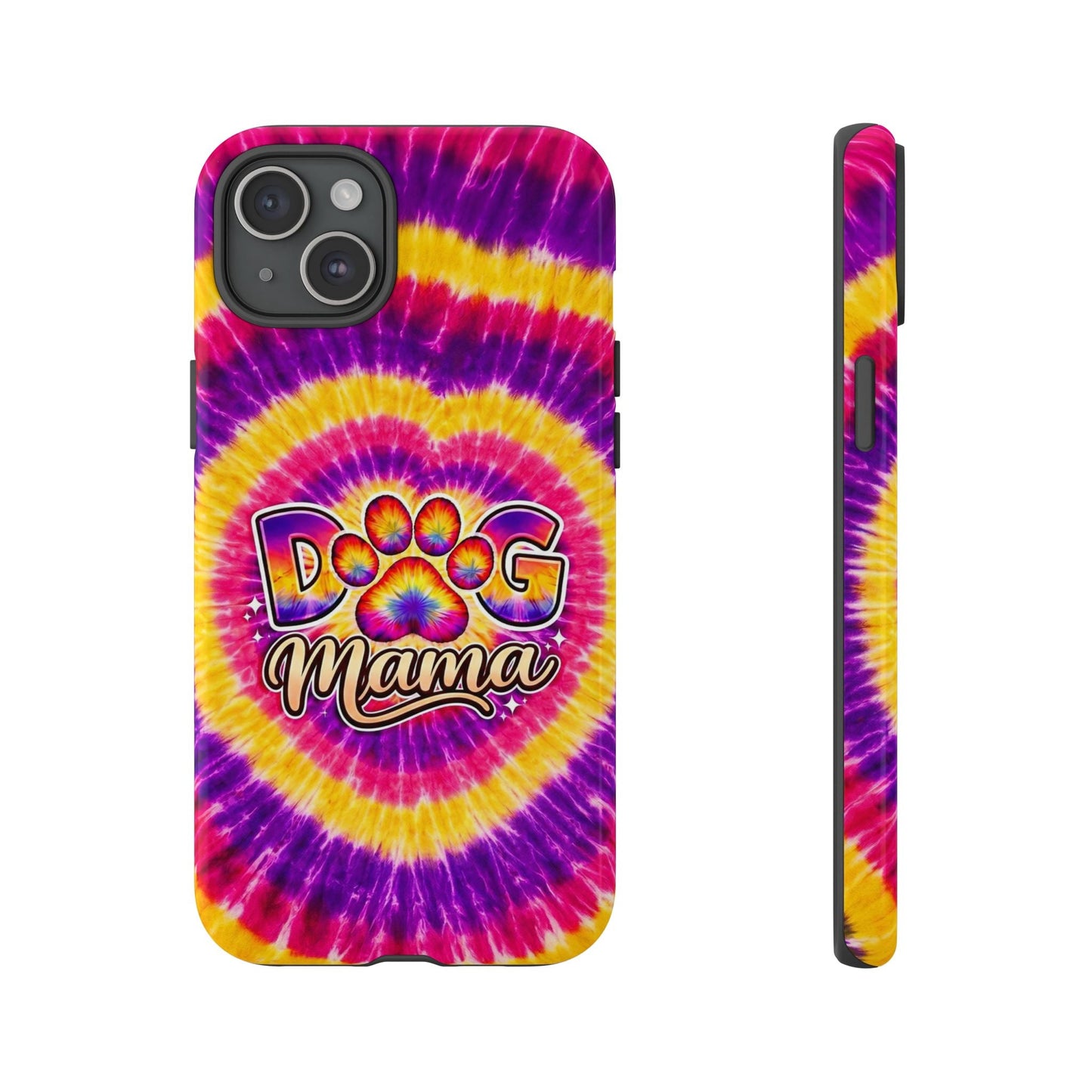 DOG MAMA PAW PRINT SWIRL PHONE CASE   - TLNT1504261